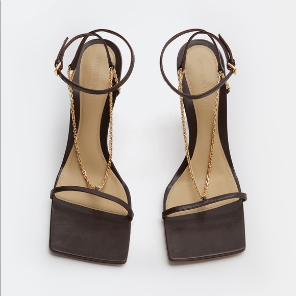 Bottega Veneta Shoes - New Size 38.5 Bottega Veneta Ebony Stretch Sandals